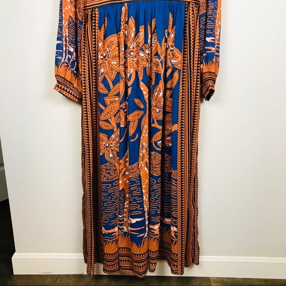 Giraffe Navy Maxi Dress - Picture 7 of 8